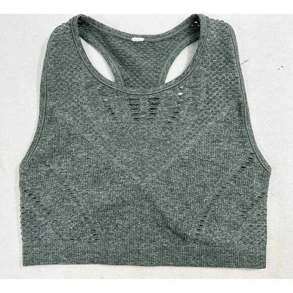 ALO Yoga Tops - Alo Lark Crop Tank Top Womens S Olive Green Read
